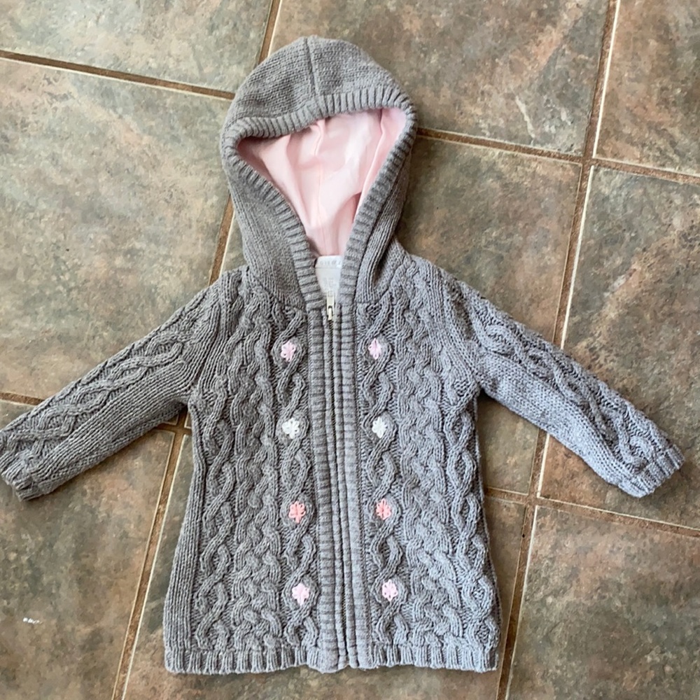 Baby girl thick sweater
